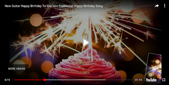 The happy birthday song