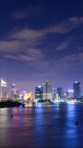 Android application city night wallpaper screenshort