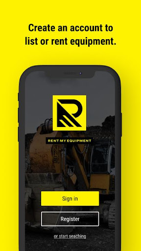 Rent My Equipment Screen 3