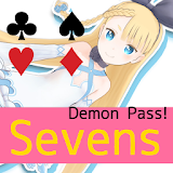 Sevens card game icon