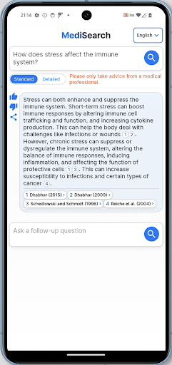 MediSearch Screen 2