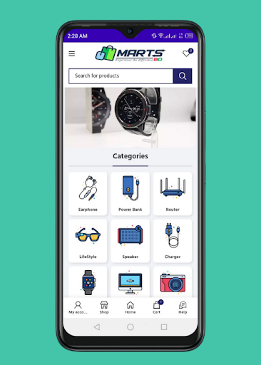 Android application MartsBD screenshort
