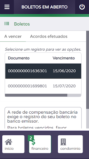 Android application Contractual Sul screenshort