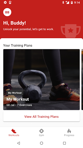 Android application Highpoint Fitness screenshort