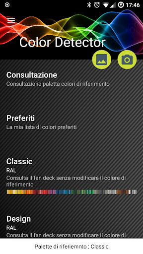 Color detector RAL and PANTONE