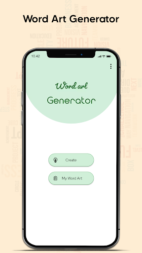 Android application Word Art Generator And Creator screenshort