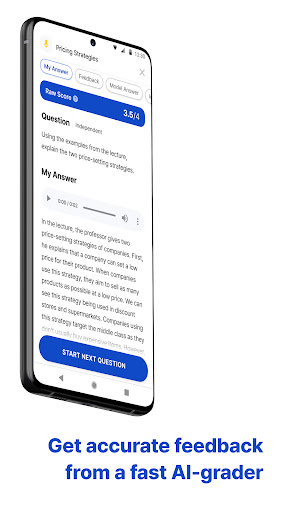 TestGlider: TOEFL prep Screen 2