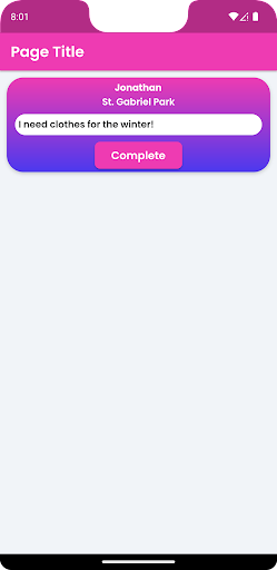 AssistMe! Screen 3