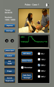 Captura de Pantalla 14 ECG Ritmo y ACLS Casos android