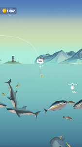 開心釣魚 - 釣大魚吃小魚游戲,海上運動釣魚模擬器