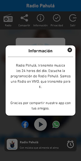Radio Pahulá Screen 2