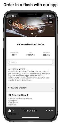 OKee Asian Food Togo Screen 2