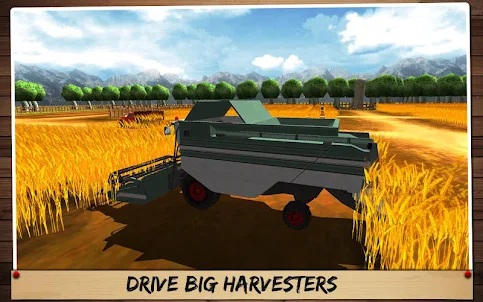 Harvest Tractor Farmer
