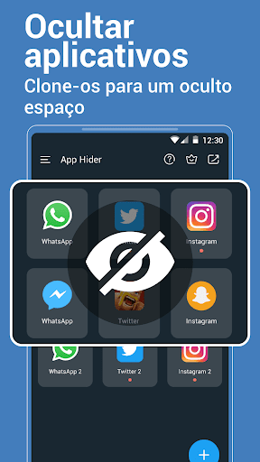 Visualização do aplicativo