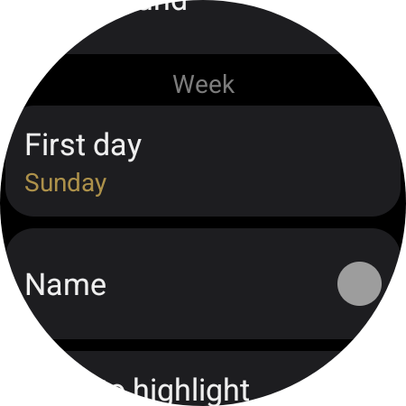 Calendar on Tile screenshot 2