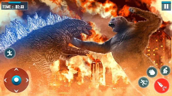 #4. Godzilla Kaiju City Attack 3D (Android) By: Vision Gaming