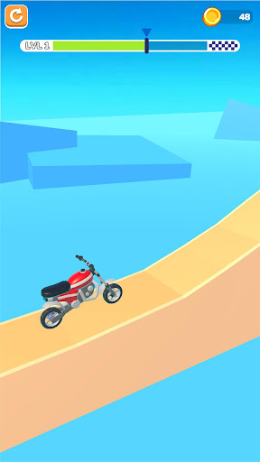 Android application Motorbike Craft Race screenshort