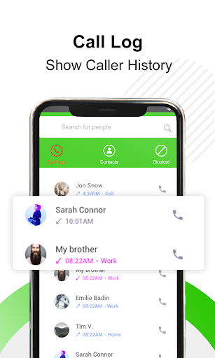 Android application Number locator, caller ID screenshort