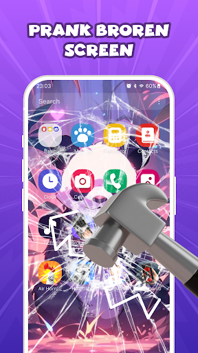 Prank Screen, Broken Wallpaper Screenshot 2 - AppWisp.com