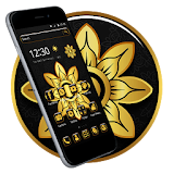 Golden Butterfly Diamond 2D Android Theme icon