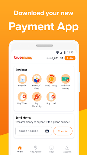 Android application TrueMoney Wallet PH screenshort