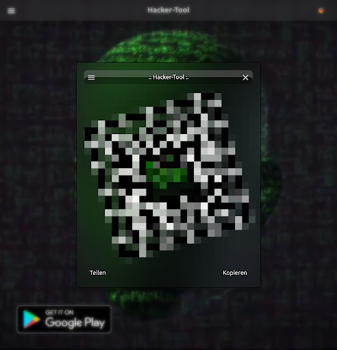 Android application Hacker Tool screenshort
