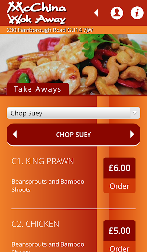 McChina Wok Away Farnborough Screen 2