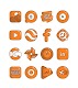 screenshot of Carrot - Orange icon pack