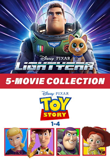 Lightyear & Toy Story 1-4: 5 Movie Collection - Movies on Google Play