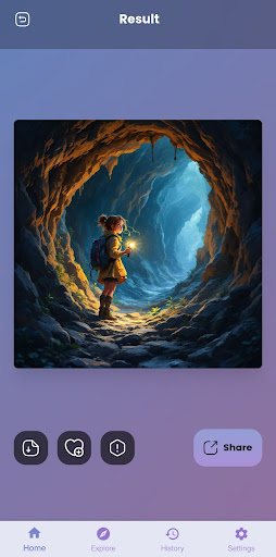 Screenshot of AI Cartoon Generator-Art Maker
