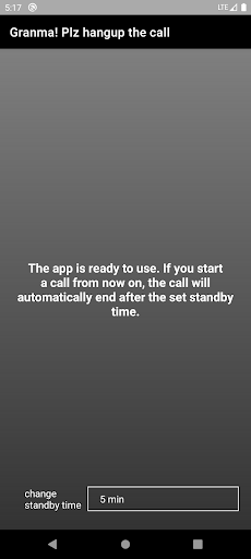 Android application Granma! Plz hangup the call screenshort