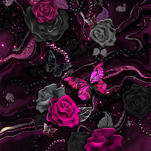 Black Pink Marble - Wallpaper logo