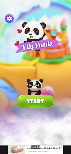 Android application Jelly Panda Match screenshort