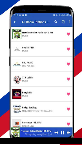 Android application FM Radio Philippines screenshort
