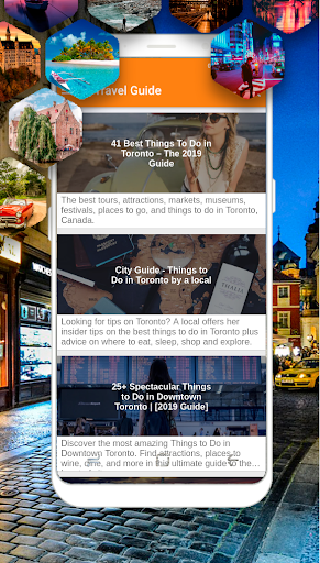 Android application Toronto Travel Guide screenshort