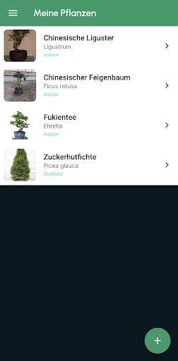 Android application Plant Manager screenshort