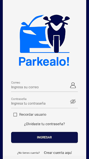 Android application Parkealo! Encuentra tu parking screenshort