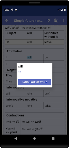 Screenshot of English Grammar In Use