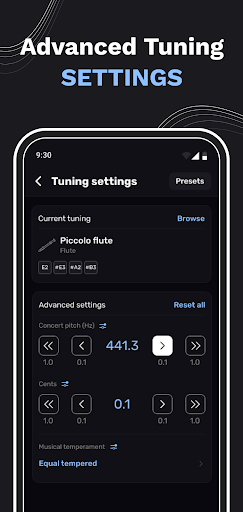 Perfect Flute Tuner screenshot 5