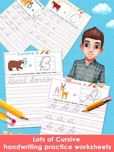 Learn Cursive Writing for Kids Capture d'écran