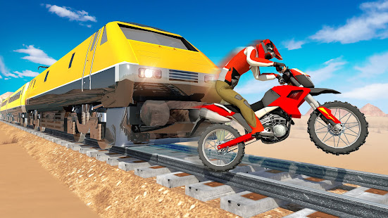 Bike vs. Train u2013 Top Speed Train Race Challenge screenshots 4