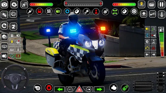 Police Bike Chase Game-cop 3d
