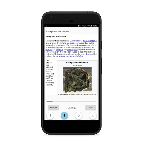 Audiopedia-Listen to and recor Screenshot 4 - AppWisp.com