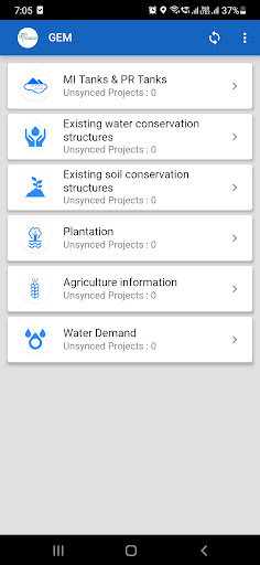 Android application GEM screenshort