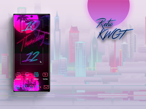 Android application My Retro Widgets for KWGT screenshort