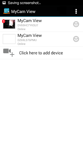 MyCam View Screen 2