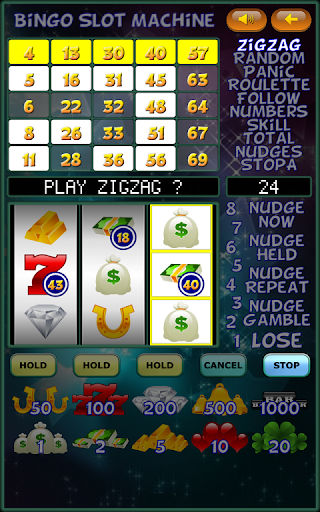 Bingo Slot Machine. Screen 2