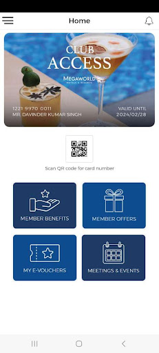 Club Access Screen 2
