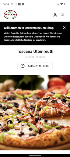Android application Toscana Uttenreuth screenshort