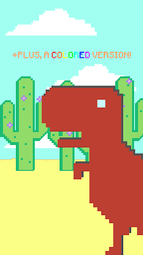 Dino Game Classic and Color Screen 2